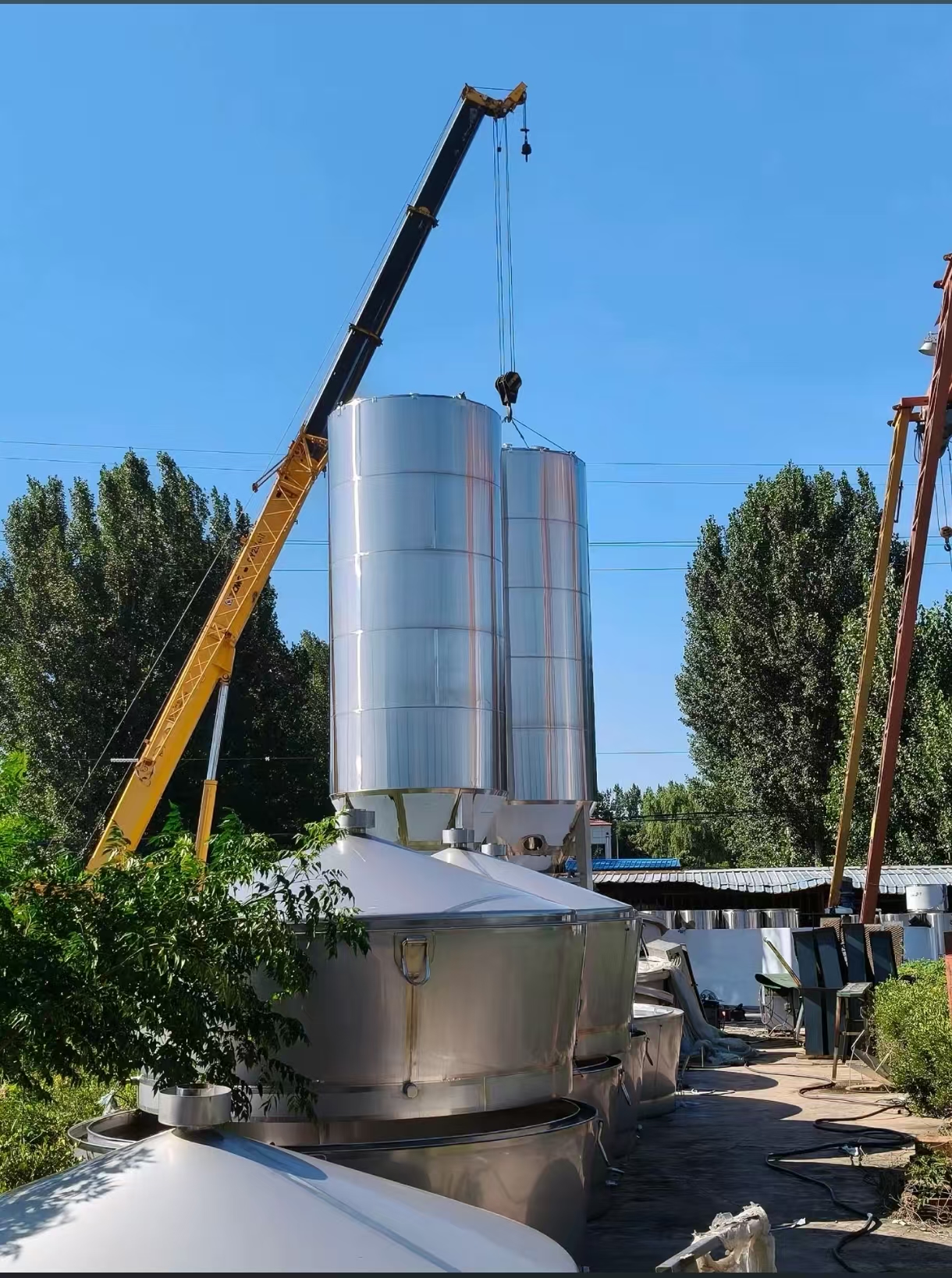 粉料仓，米糠仓，配粉仓，面粉配粉仓